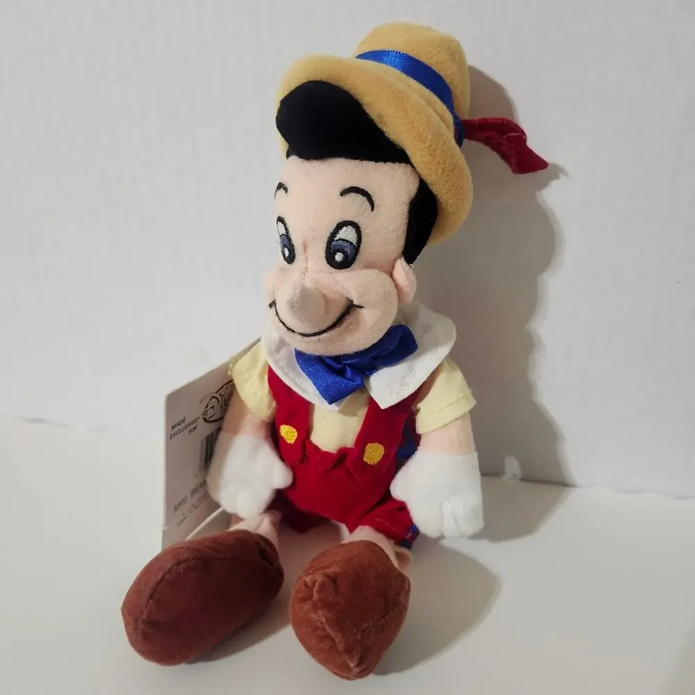 Disney Store Pinocchio Mini Bean Bag Plush 8